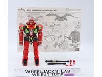 Red Dragon Thunderzord 100% Complete Power Rangers 1994 Bandai Action Figure