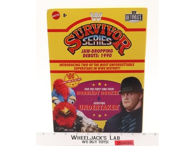 Gobbyledy Gooker & Undertaker Survivor Series WWE Ultimate Ed Mattel NEW SEALED