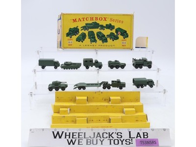 G-5 Military Vehicles Set Gift Set 100% Complete Matchbox Lesney England