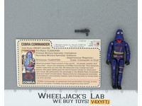 Cobra Commander V2 MAIL AWAY 100% Complete G.I. Joe 1984 Hasbro Vintage Figure
