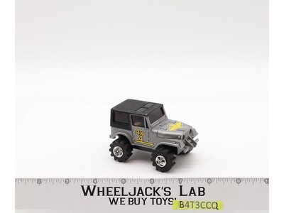Jeep CJ Renegade Golden Eagle 4x4 Grey LJN Rough Riders 1981 Vtg LIGHTS & RUNS