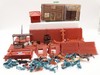 Fort Apache Play Set Marx #3124/3681-S Satin-Metal Western W/ Original Box