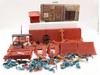 Fort Apache Play Set Marx #3124/3681-S Satin-Metal Western W/ Original Box