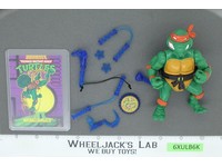 Storage Shell Michaelangelo BLACK BELT 100% Complete TMNT 1994 Playmates Figure