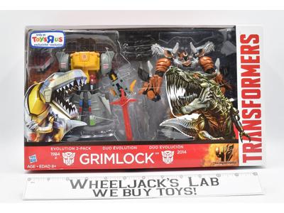 Evolution 2-Pack Grimlock TRU Transformers AOE Age of Extinction 2014