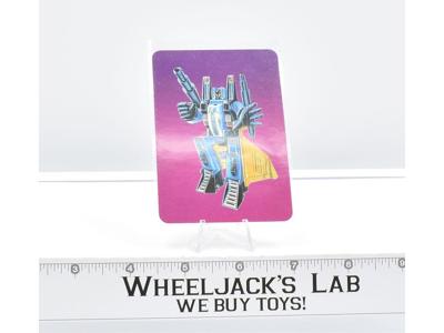 Dirge Card 99 Variant Color Transformers Action Trading Cards 1985 G1