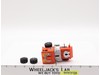 Orange Semi CAB Truck LJN Rough Riders 4x4 Stomper 1980's Vtg Light & Motor WORK