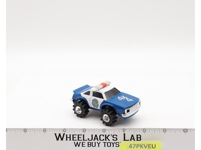 MAGNUM P.I. Honolulu Police Dept. Car 4x4 BLUE Rough Riders LJN 1981 Vtg LIGHTS!