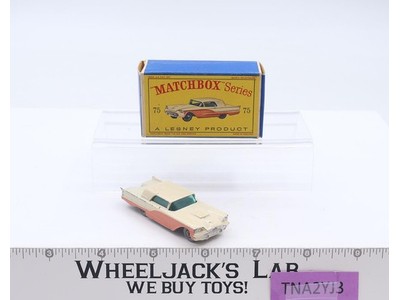 Ford Thunderbird 75 Lesney Matchbox Series 1960's Made In England Original Box