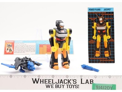 Action Masters Jackpot 100% Complete 1990 G1 Transformers Action Figure