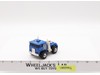 Semi Truck Cab 4x4 BLUE Flat Nose LJN Rough Riders 1981 Vtg LIGHTS & RUNS!