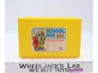 School Box Yellow 1988 Sterling Plastics #268 Vintage I Will Say No To Drugs