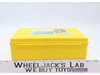School Box Yellow 1988 Sterling Plastics #268 Vintage I Will Say No To Drugs