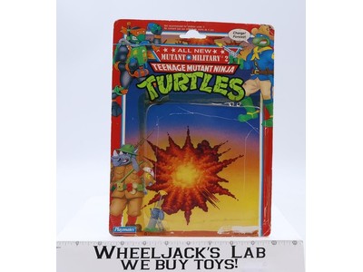 Navy Seal Mike VARIANT Mutant Military 2 Cardback 1992 Mutant Ninja Turtles TMNT