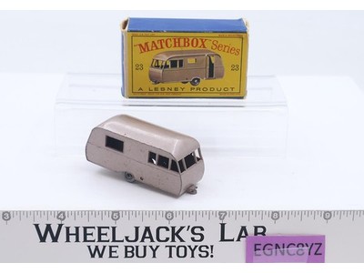 Bluebird Dauphine Caravan Trailer No. 23 Lesney Matchbox 1960's Made In England