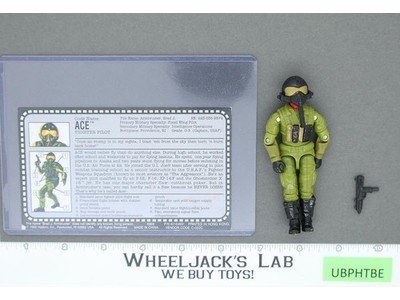 Ace V3 G.I. Joe 100% Complete RED CARD BACK 1993 Hasbro Vintage Action Figure