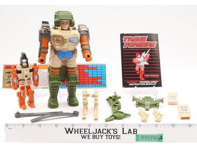 Crossblades Pretenders 100% Complete G1 Transformers 1989 Vintage Action Figure