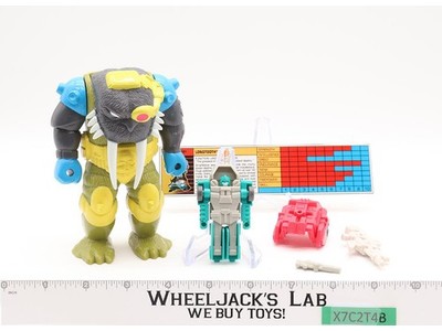 Longtooth Pretender 100% Complete 1989 Vintage G1 Transformers Action Figure