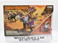 Saurolophus W Lokus Boxed Dino Riders Vintage Action Figure 1989 Tyco