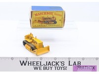 Caterpillar Bulldozer 18B Lesney Matchbox Series 1960's Made In England