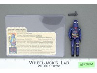 Cobra Commander V2 100% Complete RED CARD BACK G.I. Joe 1984 Hasbro Vintage