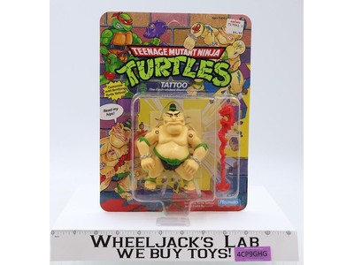 Tattoo Teenage Mutant Ninja Turtles TMNT 1991 Playmates Figure NEW MOSC SEALED