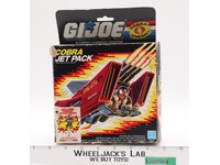 Cobra Jet Pack 100% Complete W/Box GI Joe 1987 Hasbro Vintage Action Figure
