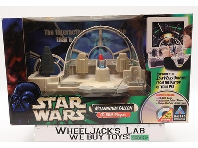 Millennium Falcon CD Rom Playset Star Wars POTF 1998 Kenner NEW MIB