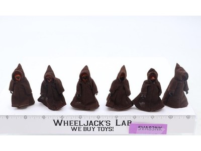 Lot of 6 Jawas Star Wars 1977 Kenner Vintage Action Figures