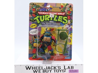 Leo The Sewer Samurai Teenage Mutant Ninja Turtles TMNT 1990 Playmates NEW MOSC