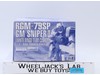 MG RGM-79SP GM Sniper II (White Dingo Team Custom) Bandai 1/100 Kit NEW SEALED