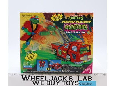 Road Ready Leo TMNT Road Ready Mutations 1993 Playmates Action Figure NEW SEALED