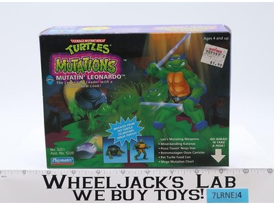 Mutatin' Leonardo TMNT Mutations 1992 Playmates Action Figure NEW MISB SEALED
