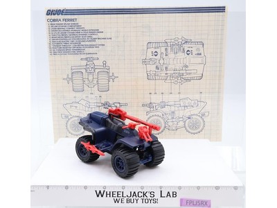 Ferret ATV 100% Complete GI Joe 1985 Hasbro Vintage Vehicle Action Figure