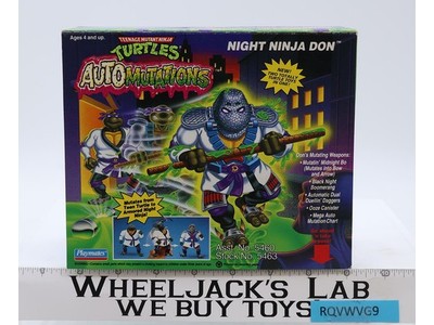 Night Ninja Don TMNT Auto Mutations 1993 Playmates Action Figure NEW MISB SEALED