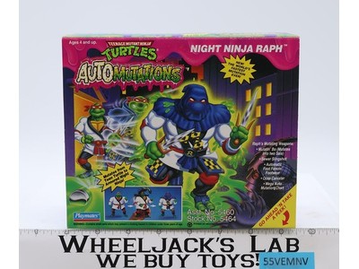 Night Ninja Raph TMNT Auto Mutations 1993 Playmates Figure NEW MISB SEALED
