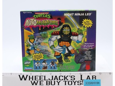 Night Ninja Leo TMNT Auto Mutations 1993 Playmates Action Figure NEW MISB SEALED