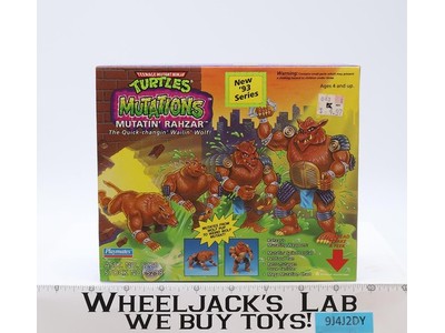 Mutatin' Rahzar TMNT Mutations 1993 Playmates Action Figure NEW MISB SEALED