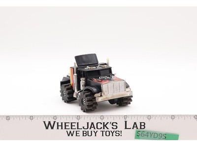 Black w/ Flames Semi Truck 4x4 Gen 1 LJN Rough Riders 1981 Vtg Light WORKS
