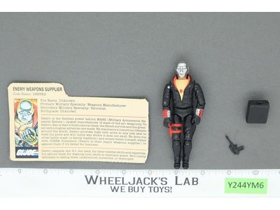Destro V1 100% Complete G.I. Joe 1983 Hasbro Vintage Action Figure