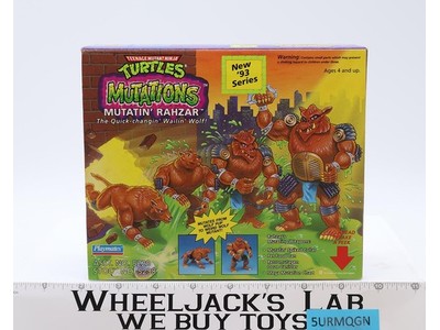 Mutatin' Rahzar TMNT Mutations 1993 Playmates Action Figure NEW MISB SEALED