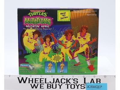 Mutatin' April TMNT Mutations 1993 Playmates Action Figure NEW MISB SEALED