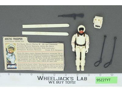 Snow Job V1 100% Complete G.I. Joe 1983 Hasbro Vintage Action Figure