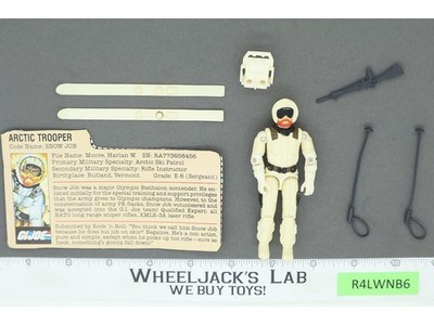 Snow Job V1 100% Complete G.I. Joe 1983 Hasbro Vintage Action Figure