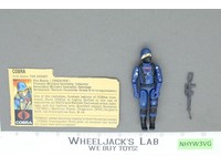 Cobra The Enemy V1.5 Swivel Arms 100% Complete G.I. Joe 1983 Hasbro Vintage