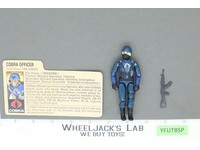 Cobra Officer V1.5 Swivel Arms 100% Complete G.I. Joe 1983 Hasbro Vintage Figure