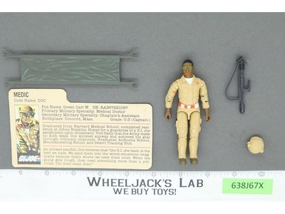 Doc V1 100% Complete G.I. Joe 1983 Hasbro Vintage Action Figure