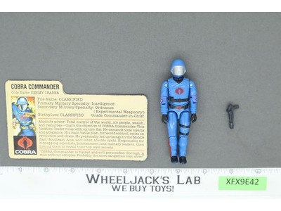 Cobra Commander V1.5 100% Complete 1983 G.I. Joe Hasbro Vintage Action Figure
