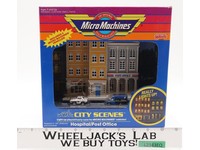 Hospital Post Office Micro Machines City Scenes 1990 Galoob Vintage NEW MISB