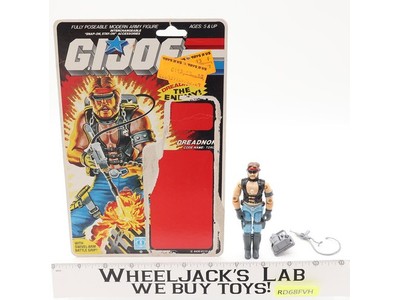 Torch 100% Complete W/Cardback 36 GI Joe 1985 Hasbro Vintage Action Figure